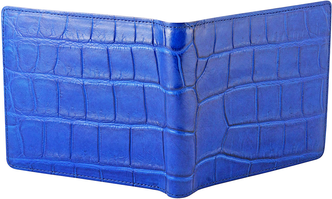 leather croc purse