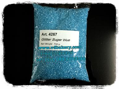 เกล็ดน้ำตาล Glitter Sugar 4267 Blue (700 g.)