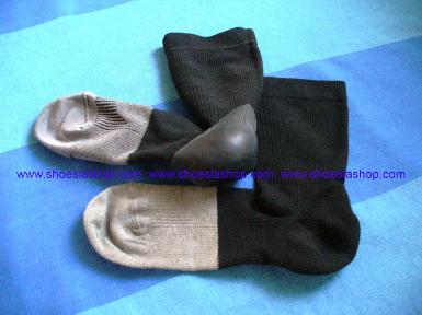 ถุงเท้าเจลบำบัด sock gel sock massage ถุงเท้าเพื่อสุขภาพ ได้ออกแบบให้มีซับในเจลนุ่มๆสบายต่อส้นเท้า